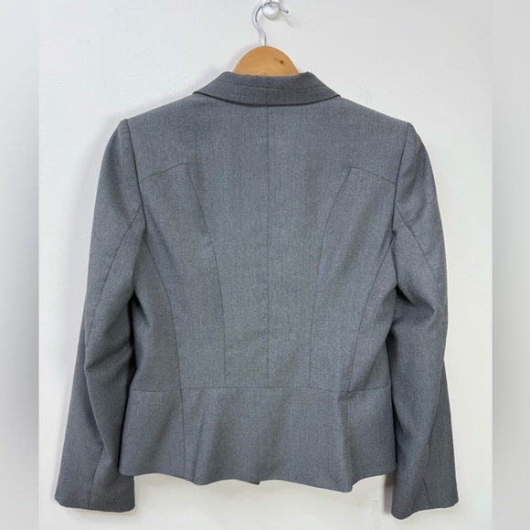 Anne Klein Gray Blazer size 12 - Picture 3 of 9